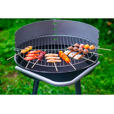 24 Inch 20 Inch Freestanding Charcoal Grills With Wheels BBQ Camping